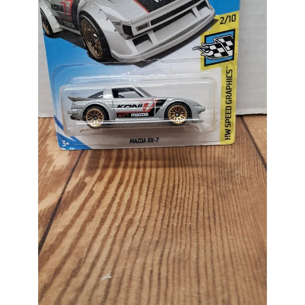 2018 Hot Wheels Mazda RX-7 [HW High Speed Graphics Series #2/10] Silver